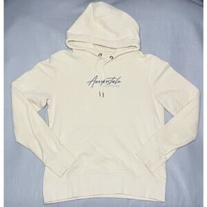 Aeropostale Cream New York Vintage Hoodie Size Small S